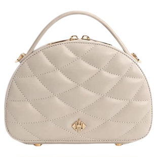 DILAKS迪莱克丝羊皮菱格手提女包正品贝壳包通勤链条包单肩斜挎包