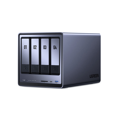 绿联DXP4800plus16g私有云 nas存储服务器家用家庭网络存储私个人云局域网共享盘4盘位nas储存网盘家用