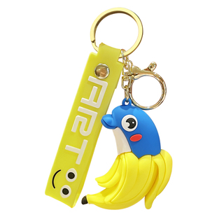 外国版山海经创意钥匙扣2026年新款搞怪风书包挂件男女生卡通挂饰