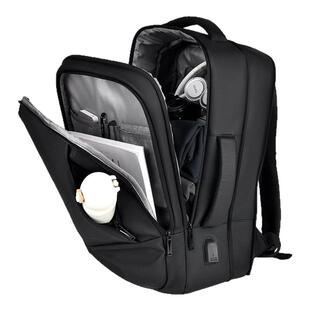 新款商务旅游双肩包大容量防水电脑包可放键盘可扩容出差旅行背包