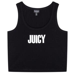 Juicy Couture橘滋25夏款甜酷精神经典百搭撞色印花背心女