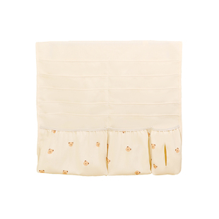 欢束床品婴儿绘本收纳围栏书架收纳宝宝书本玩具床挂挂篮床边挂袋