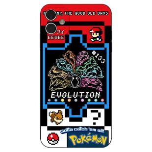 原创像素宝可梦伊布SE适用iPhone16/12硅胶XS苹果13/14玻璃15promax手机壳华为11荣耀OPPO小米VIVO安卓保护壳