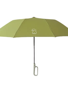 seeu环扣伞小狗伞二折雨伞自动伞便携小清新伞