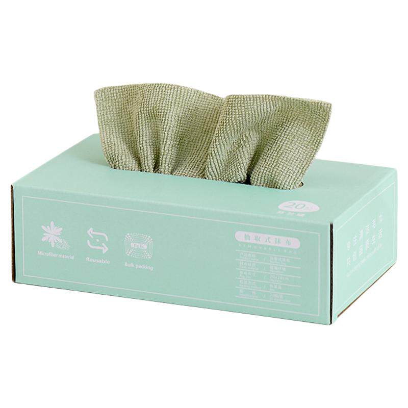 抹布厨房一次性抹布加厚可水洗洗碗布干湿两用抽取式不沾油百洁布