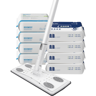 宝家洁静电除尘纸拖把一次性面巾