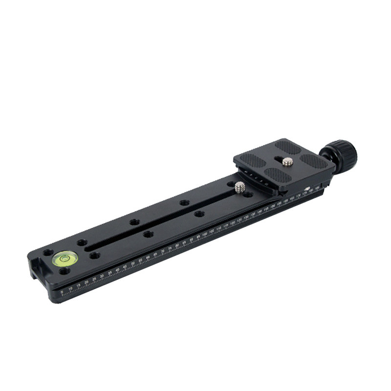 贝欣加长快装板夹座三脚架相机镜头全景云台底座长板微距转换座
