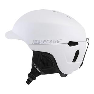 乐凯奇专业滑雪头盔男大码单双板滑雪装备护具加宽加大号XL雪盔