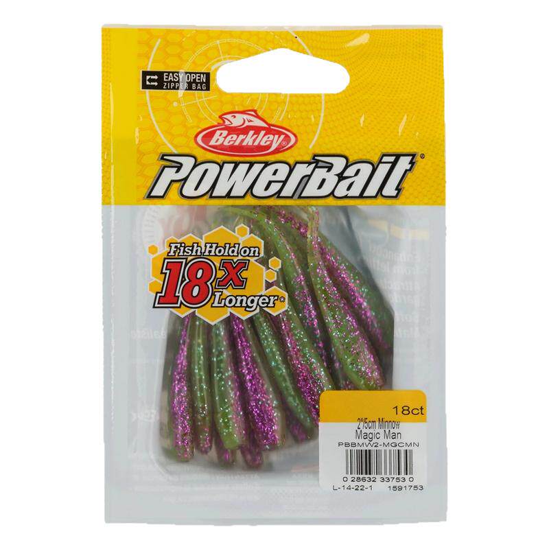 25新款美国Berkley贝克力5cm 倒吊叉尾鱼鳜鱼软虫 路亚饵假饵鱼饵