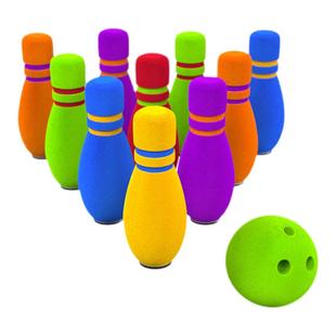 保龄球玩具儿童套装实心软绵大号幼儿园男孩女孩室内球类运动玩具