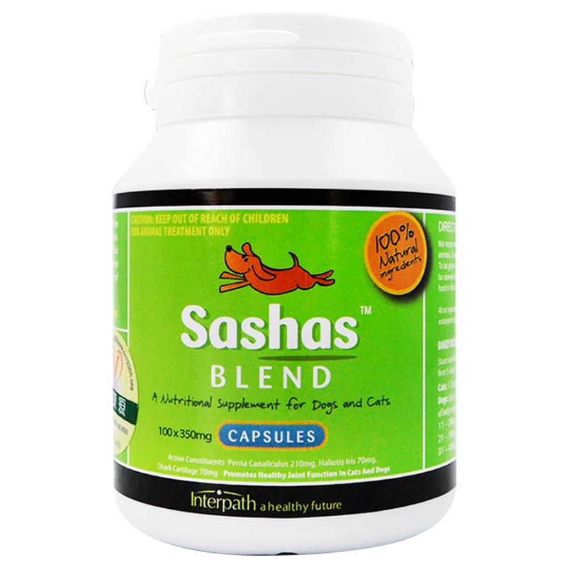 sashas薩沙關(guān)節(jié)靈膠囊寵物軟骨素粉韌帶狗髖關(guān)節(jié)生狗鈣片貓軟骨素
