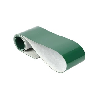 绿色PVC输送带PU白色食品级草坪纹传送带裙边挡板流水线工业皮带