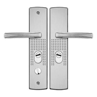 防盗门把手门配件实心手柄执手锁面板拉手235孔距通用型锁具配.