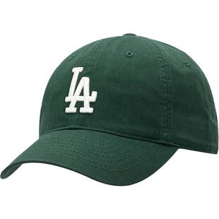 MLB官网正品男帽女帽2026夏季新款鸭舌帽绿色帽子LA深棒球帽CP77