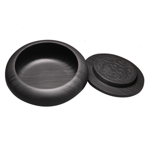 天然原石正宗歙砚带盖砚台墨海5寸笔洗原石水波纹砚台兼罗纹包邮