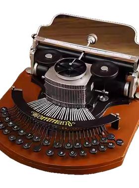 复古打印机摆件密码机打字机模型