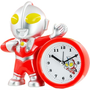 学生闹钟ao特曼儿童起床时尚卡通小黄鸭床头可爱钟表礼品摆件座钟