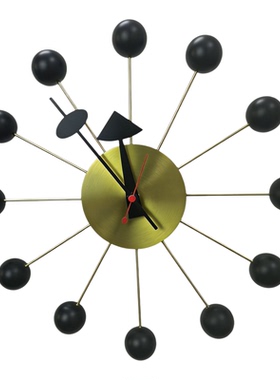 北欧五金wallclock实木糖果挂钟