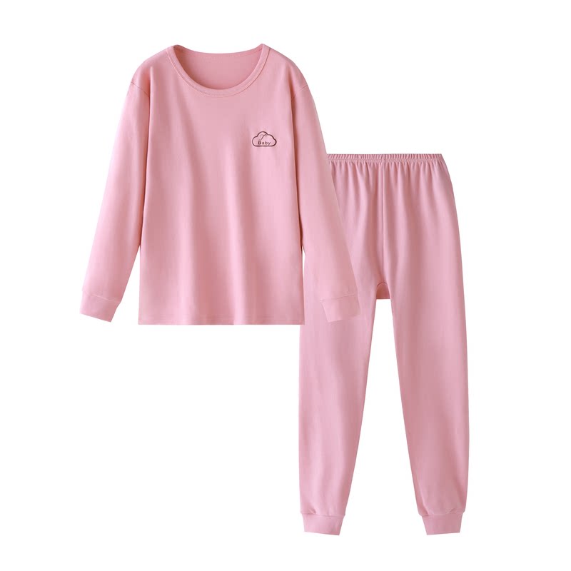 胖童保暖内衣套装秋冬季纯棉家居服中大童纯棉秋衣秋裤男女童毛衫