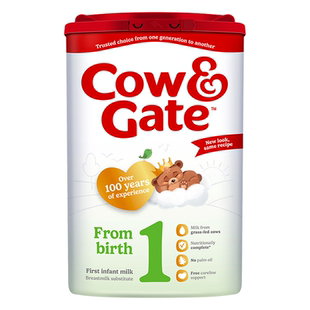 英国牛栏1段一段Cow&Gate婴幼儿奶粉初生宝宝0-6个月原装进口800g