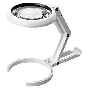 30倍台式放大镜维修用带灯高清正品模型工作台老人阅读篆刻用立式