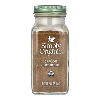 Simply Organic有机锡兰肉桂粉调味料味道温和细腻浓郁美味多种烹