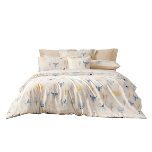 雅兰家纺萌宠童话镇床上四件套纯棉床单被套卧室宿舍全棉2025新款