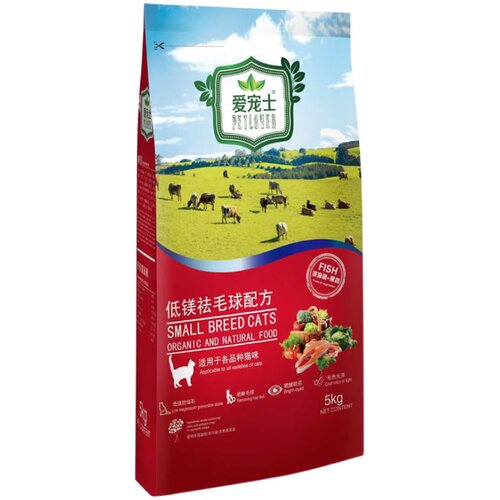 爱宠士鱼干猫粮成猫幼猫10斤5kg20营养装英短猫粮通用型
