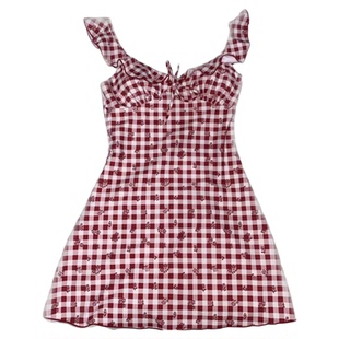 泳衣女2025夏新款法式复古格子分体裙式保守显瘦遮肉绝美沙滩温泉