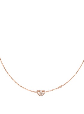 【自营】白鹿同款Armani阿玛尼LOVE女士项链手链心形银质女生礼物