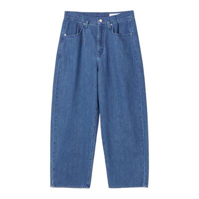 kleeklee回收棉松软锥型牛仔裤