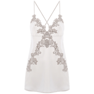 宝诗嫣法式蕾丝吊带睡裙女纯欲风情人节美背睡衣女春夏薄款家居服