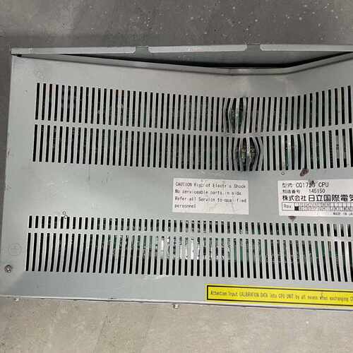 询Hitachi KOKUSAI CQ1720 CPU Tem