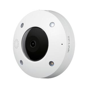 TP-LINK全景360度鱼眼无线摄像头600万像素POE防水wifi远程手机监控吸顶高清夜视家用商铺店铺室内摄影头56CE