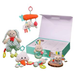 jollybaby新生儿礼盒婴儿满月礼物0-1岁宝宝安抚玩具初生礼见面礼