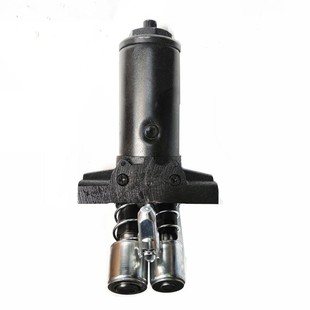 3T双柱塞卧式液压千斤顶泵头油缸/世2.5吨双柱塞卧顶油泵配件达