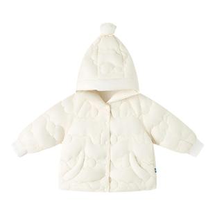 【轻暖】babycare儿童羽绒服连帽红嘴雁绒男童冬装婴儿女童外套