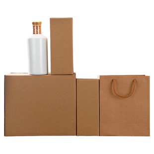 白酒瓶空瓶玻璃酒瓶一斤装陶瓷瓶五粮原浆空酒瓶包装全套支持定制