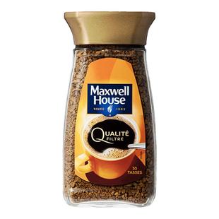 麦斯威尔冻干金咖90g瓶装英国进口黑咖啡冰美式加熬夜提神