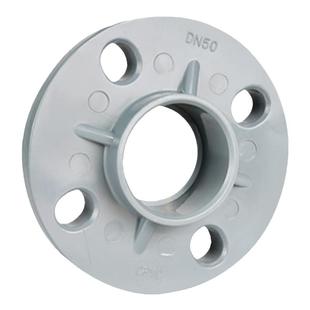 CPVC一体法兰盘塑料管道化工耐腐蚀国标美标日标盲板接头法兰片dn