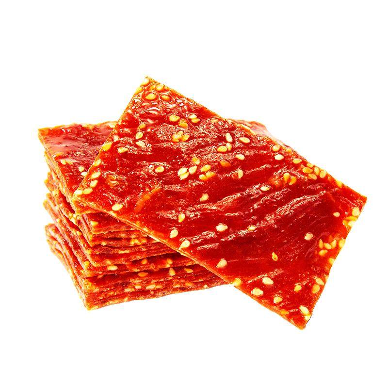 王上靖江特产猪肉脯干江苏猪肉铺蜜汁香辣原味肉干小吃零食推荐品