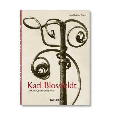 【现货】【taschen45周年纪念版】卡尔·布洛斯菲尔德：作品全集 Karl Blossfeldt.植物静物特写类型学摄影原版英文摄影集善本图书