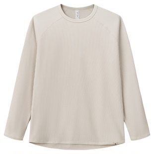 超级安踏男子圆领长袖2026春新棉感空气层长T卫衣内搭152618406U