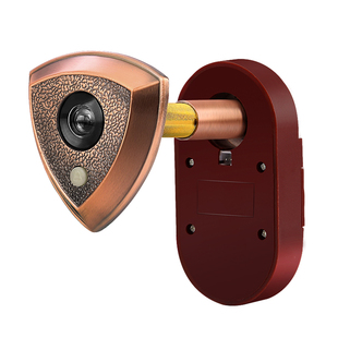 家用防盗门上的猫眼门镜带门铃二合一老式通用金属防撬一体带后盖