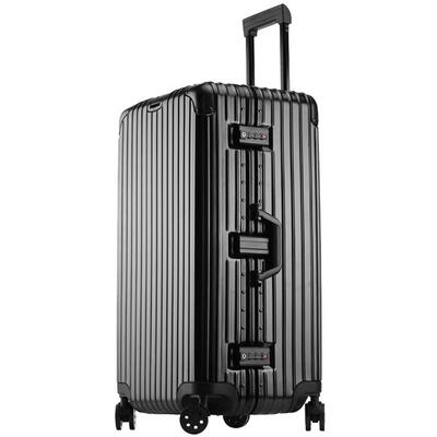 大容量加厚版铝框拉杆箱右手箱包