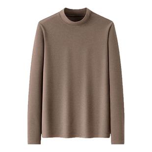 俞兆林针织衫男女同款保暖内搭2025年秋冬立领长袖内衣男秋打底衫