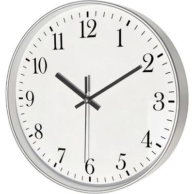 简约静音精准走时家用办公挂钟