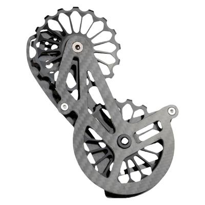 公路车碳纤陶轴大鸡腿后拨导轮