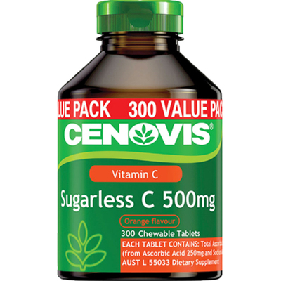 cenovis肤色无糖维生素c咀嚼片