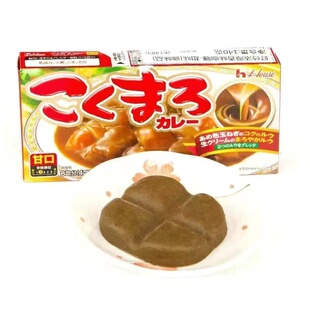 日本进口好侍苹果咖喱house浓厚咖喱块原味辣味微辣低卡拌饭鸡酱